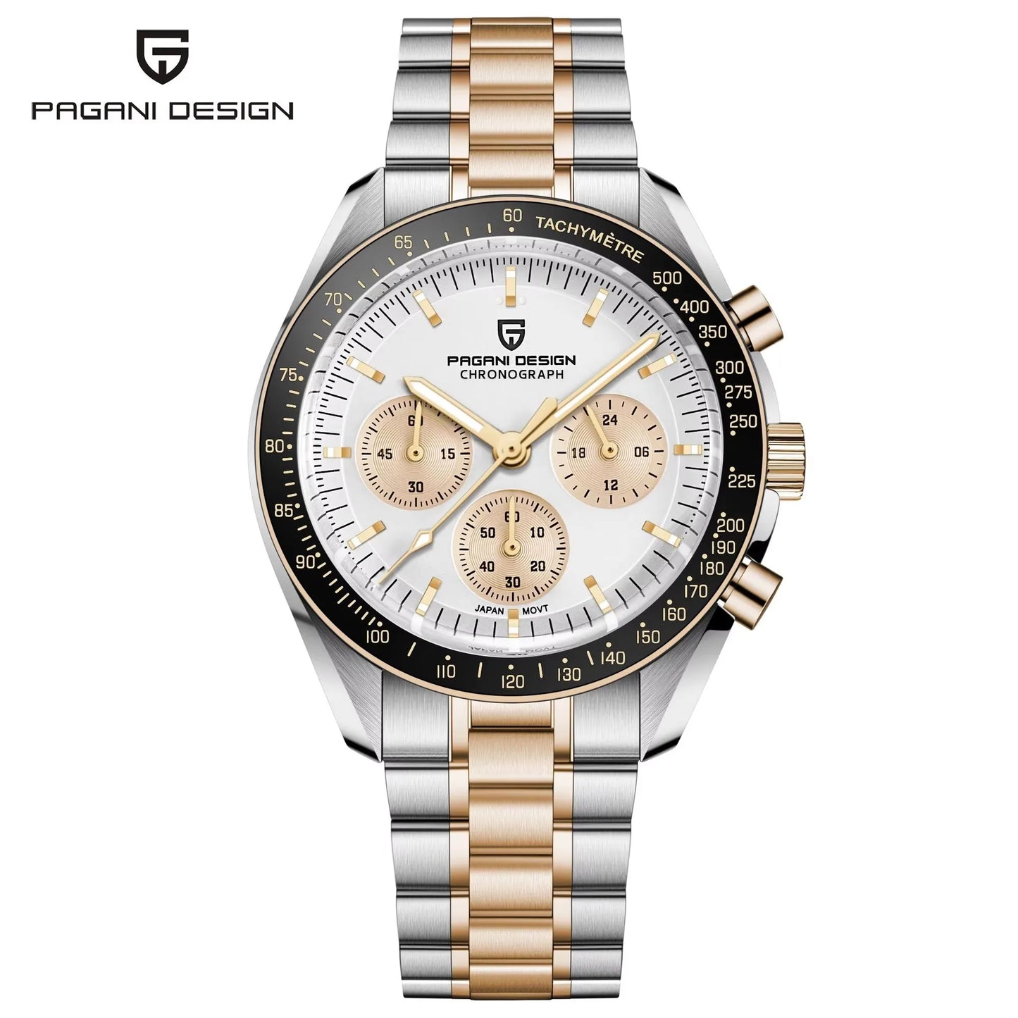 Pagani Design Moon V6 Chronograph Quartz Mens Watch