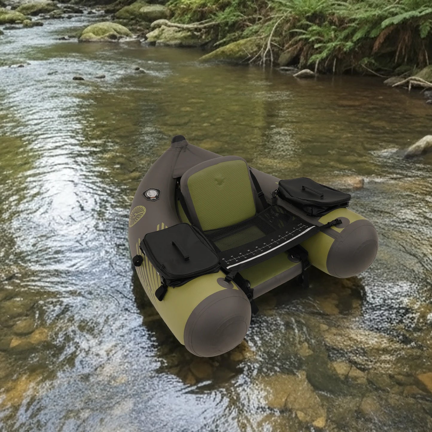 1 Person Belly Boat For Fishing PVC Float Tube