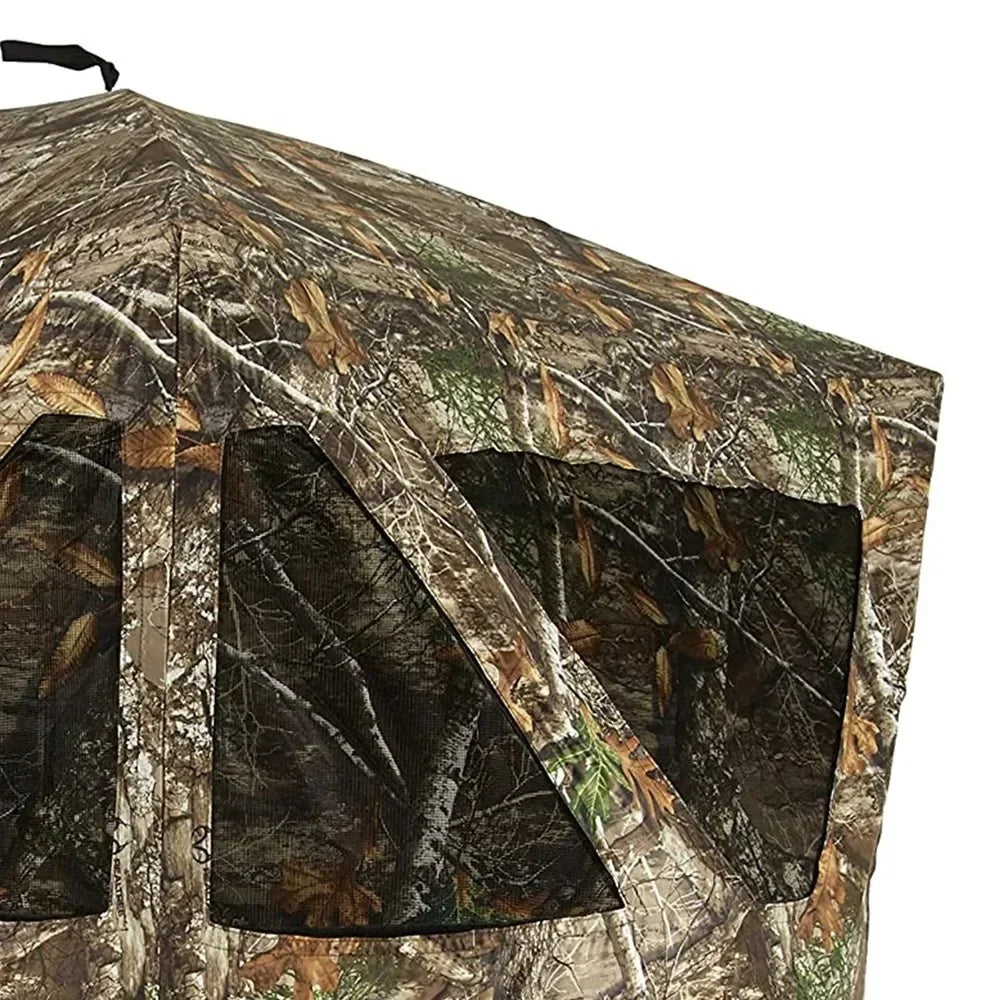 Taker Pop-Up 2 Person Ground Hunting Concealment Blind, RealTree