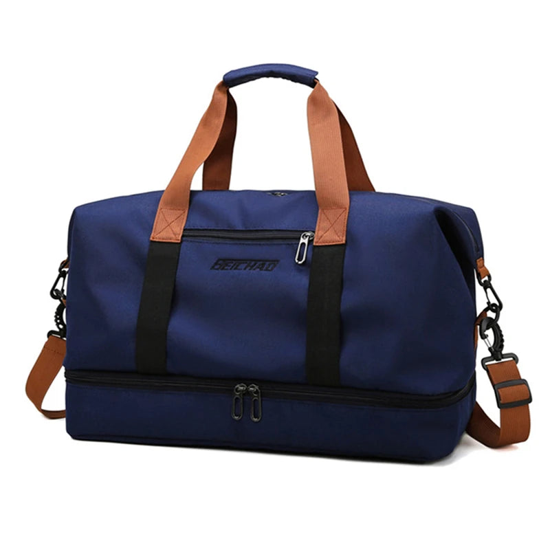Travel Bag With Dry Wet Separation For Short Distance Trips