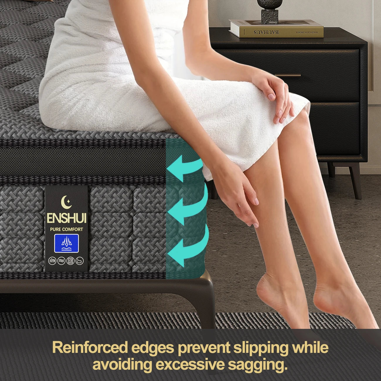 Gel Memory Foam Hybrid Pocket Spring Mattress For Back Pain