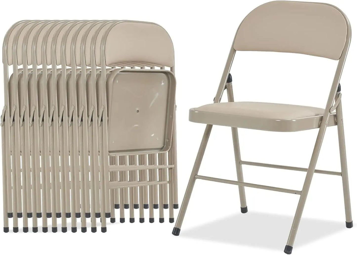 Commercial Folding Chairs 6 Pack With Padded Seats