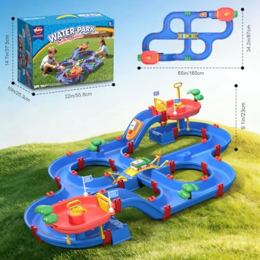 Toddlers Water Table Toy for Outdoor Summer Garden Fun