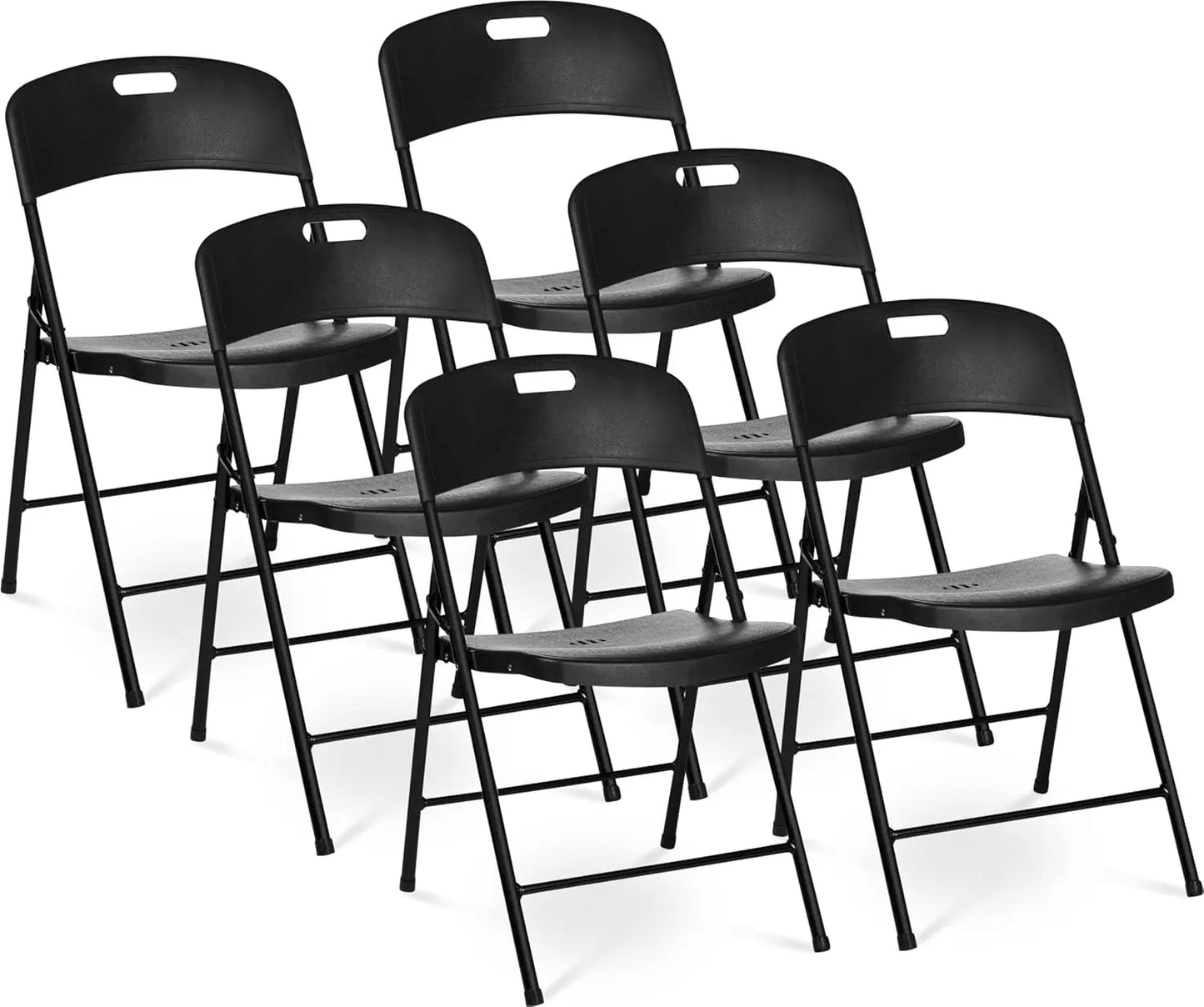 Folding Chair Indoor Outdoor Plastic Stackable Guest Chair For Events