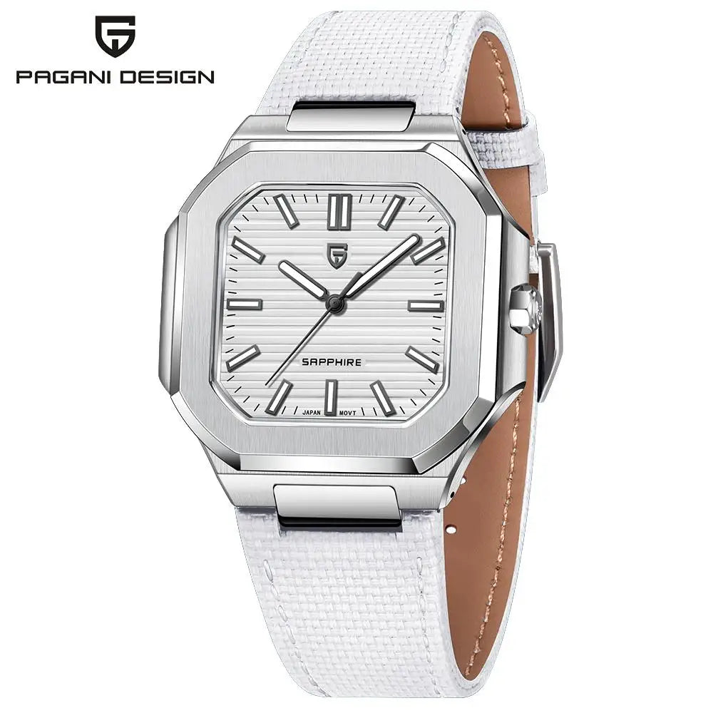 Pagani Design Men's Quartz Wristwatch 10 Bar Waterproof Stainless Steel
