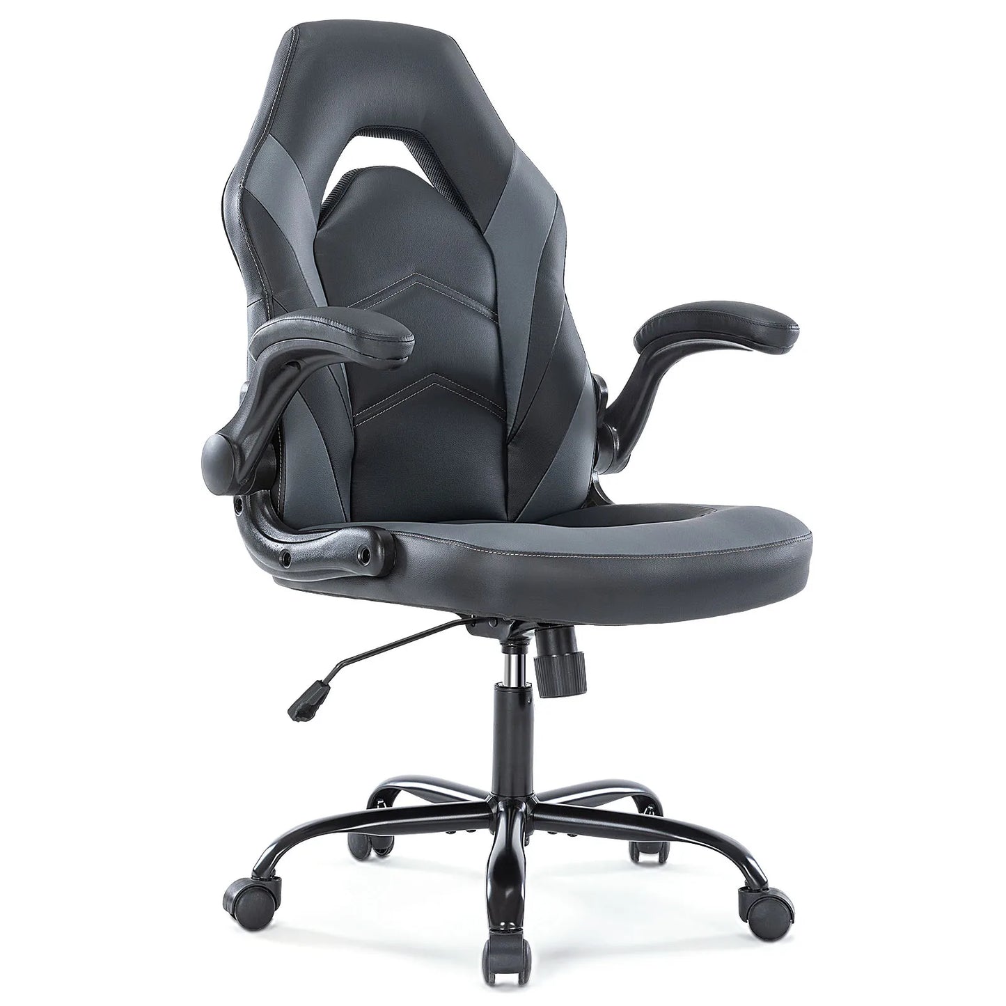 JHK Ergonomic Office Gaming Chair With Adjustable PU Leather Armrests