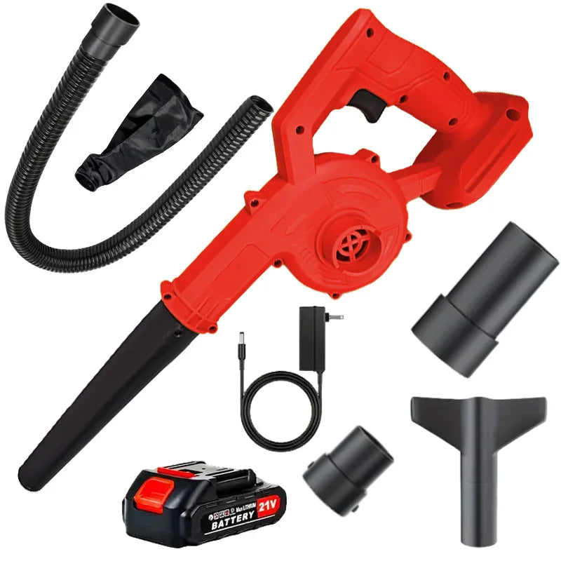 Leaf Blower Cordless - 20V Powerful Electric Leaf Blower with Batteries and Charger, 6 Speed Modes, 4.0Ah Lightweight Battery