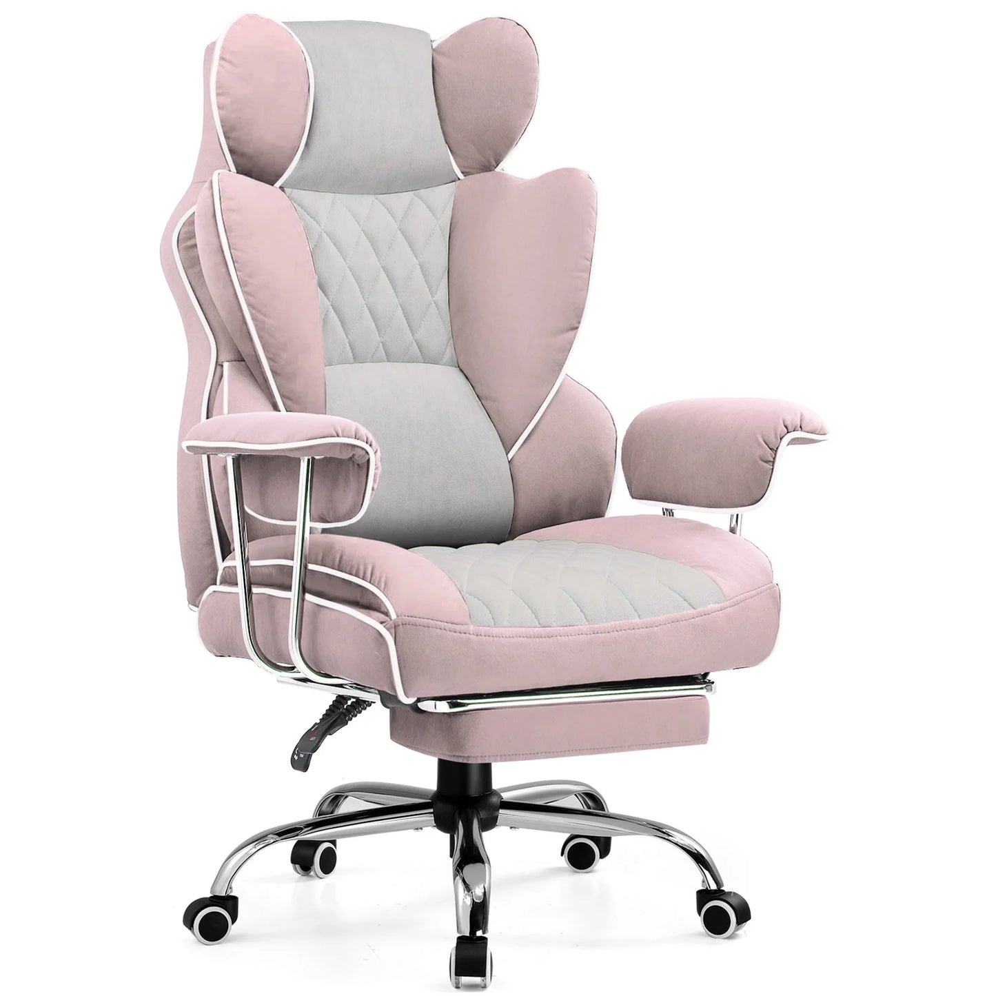 COMHOMA Ergonomic Gaming Chair Pocket Spring Lumbar Support Footrest