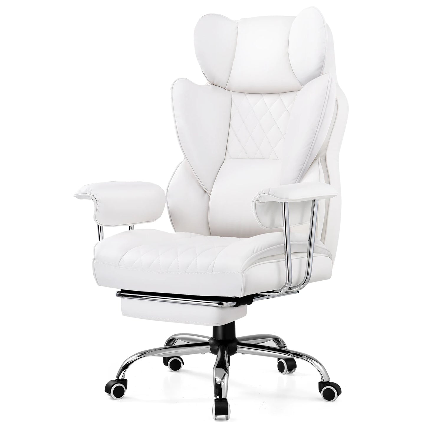 COMHOMA Ergonomic Gaming Chair Pocket Spring Lumbar Support Footrest