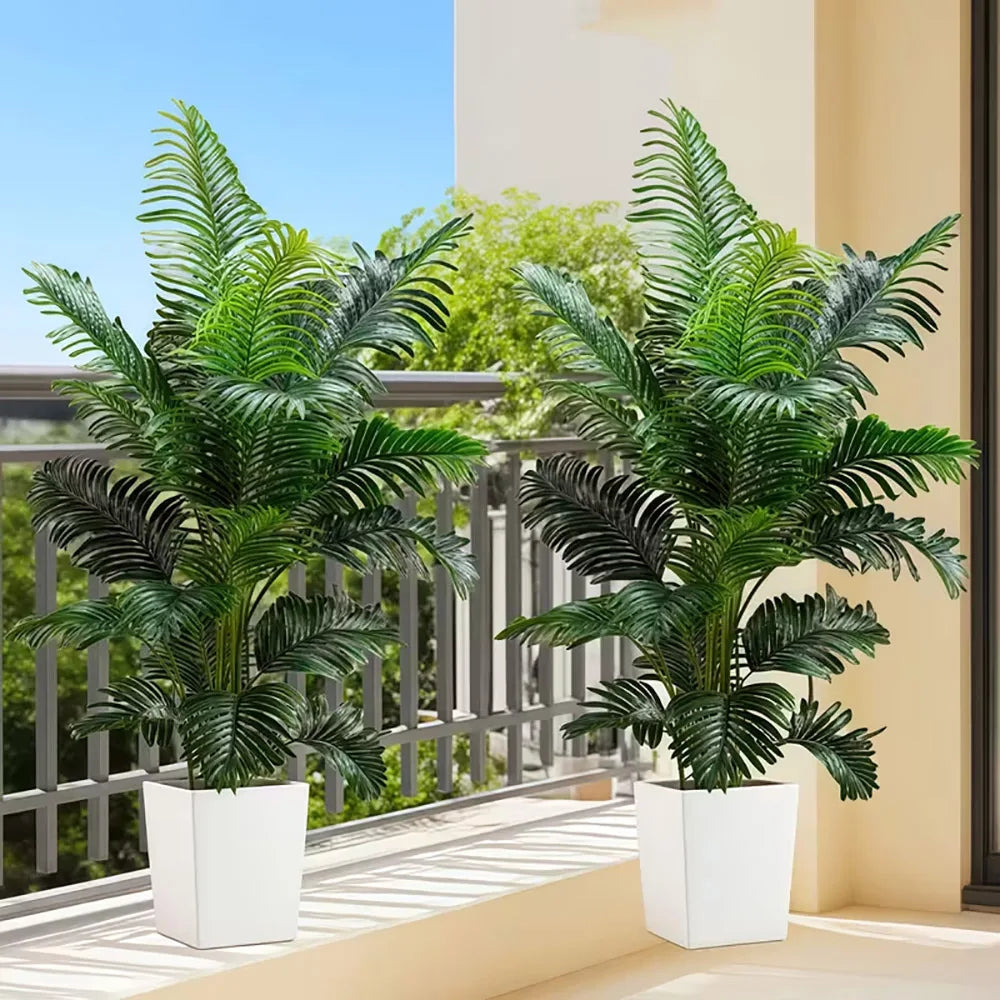 Artificial Palm Tree Plant For Indoor Outdoor Decor Low Maintenance