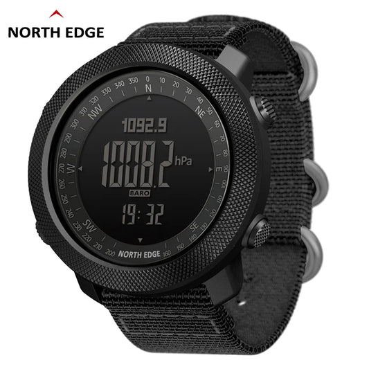 North Edge Mens Sport Digital Watch Altimeter Barometer Compass 50m