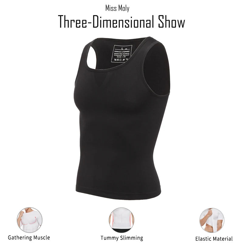 Miss Moly Men Slimming Body Shaper Belly Control Waist Trainer