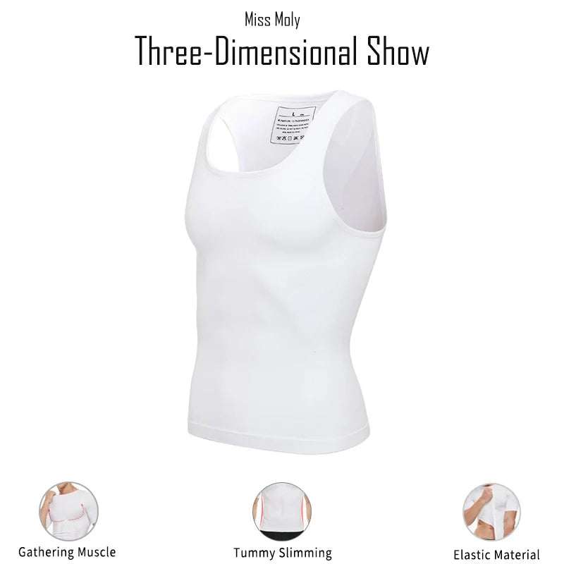 Miss Moly Men Slimming Body Shaper Belly Control Waist Trainer