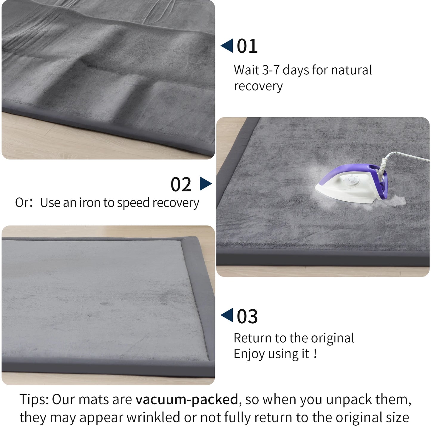 Huloo Sleep Non Slip Baby Play Mat Soft For Nursery