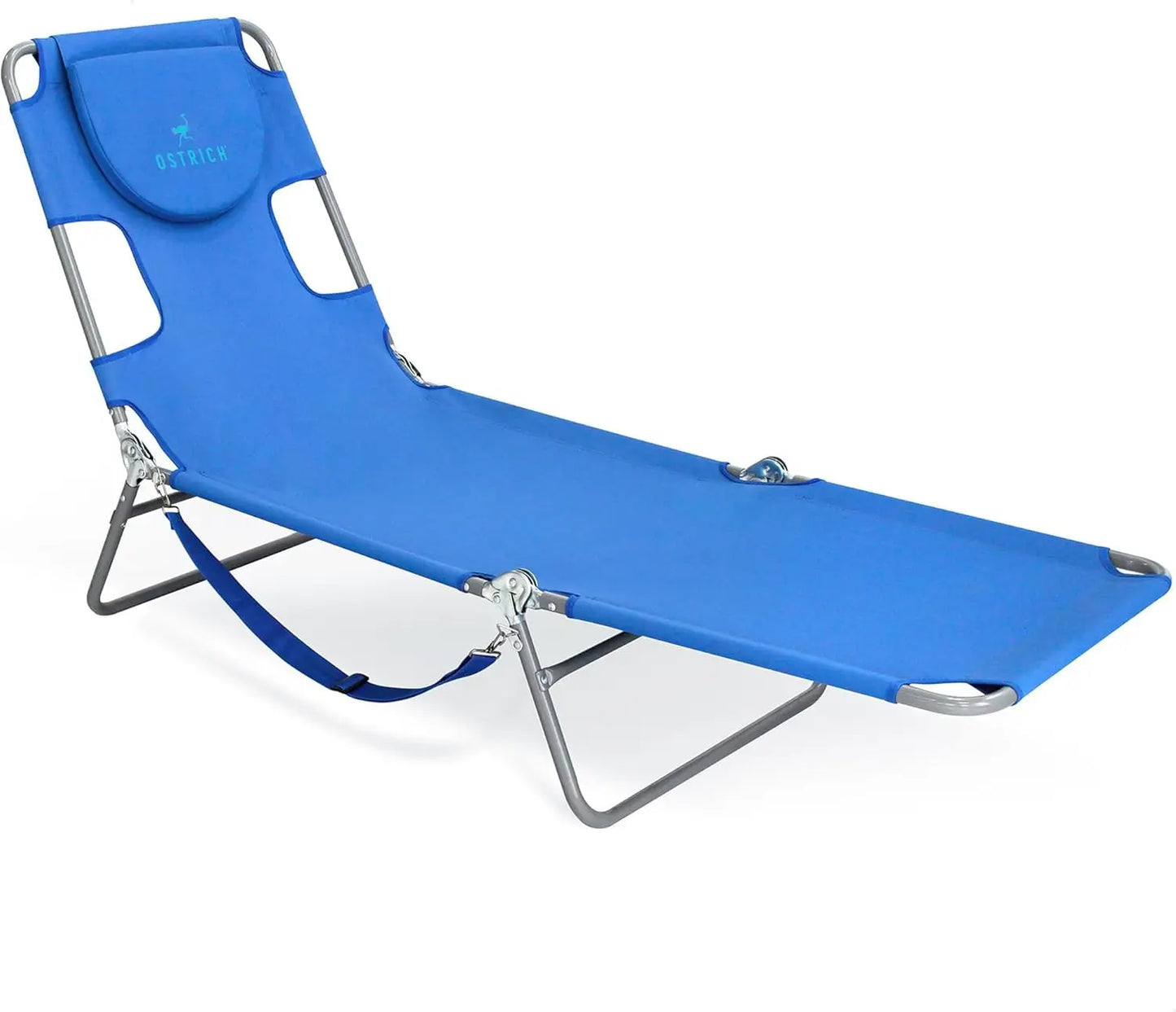 Beach Lounge Chair Folding Reclining Outdoor Portable Chaise Lounger