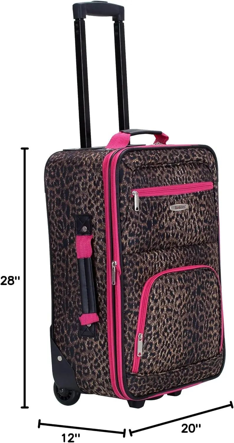 4 Piece Luggage Set With Tote Lightweight Durable ABS Travel Gear