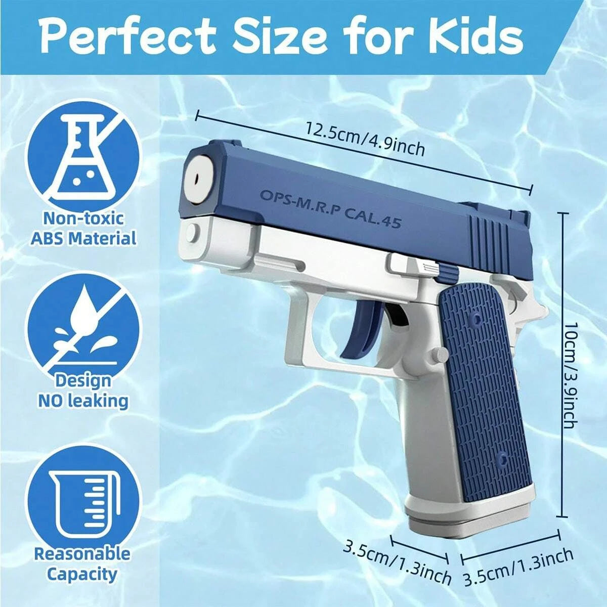 M1911 Water Gun Pistol Squirt Gun Outdoor Pool Beach