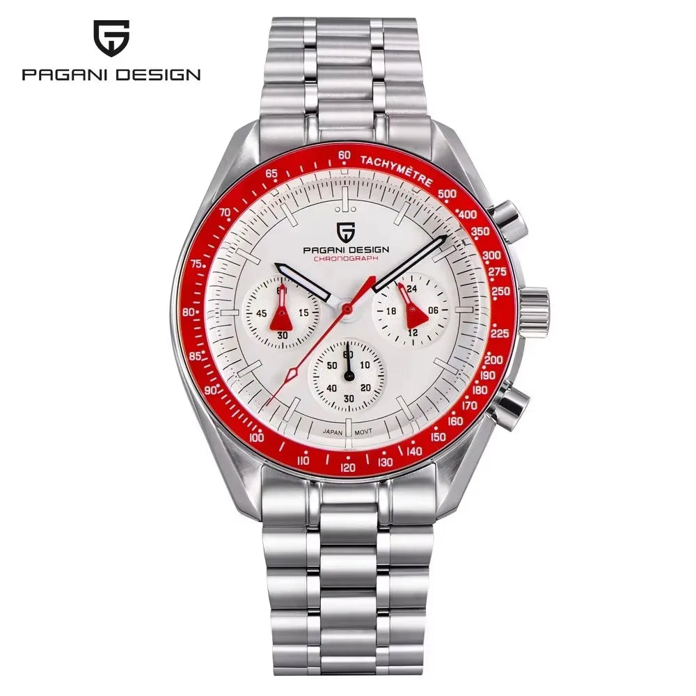 Pagani Design Moon V6 Chronograph Quartz Mens Watch