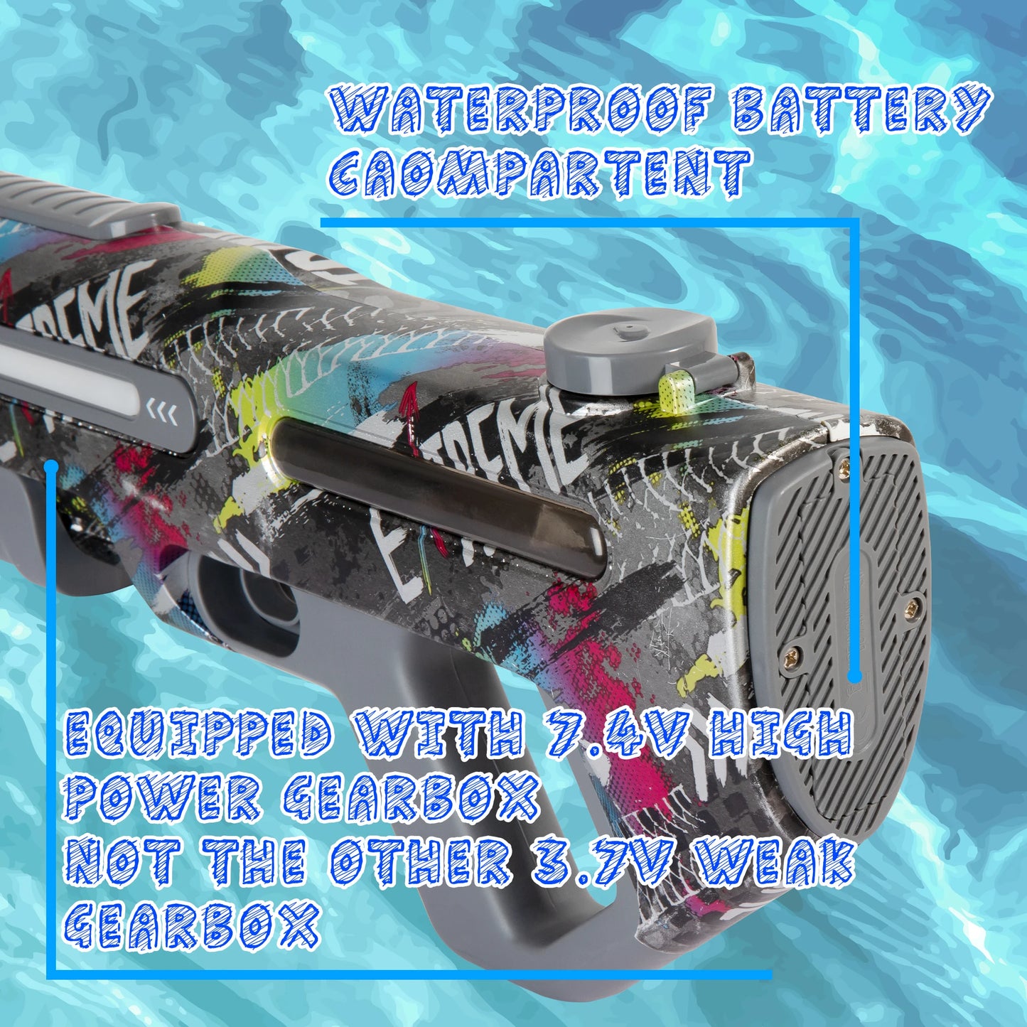 Electric Automatic Water Gun For Children Outdoor Summer Fun