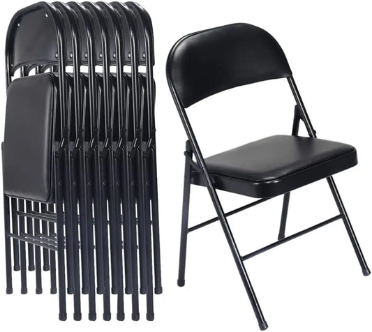 Commercial Folding Chairs 6 Pack With Padded Seats