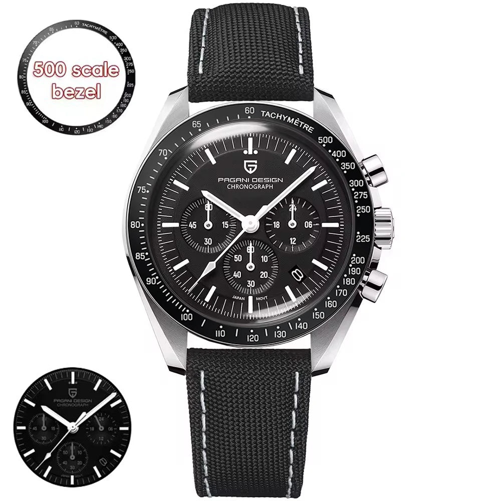 Pagani Design Moon V6 Chronograph Quartz Mens Watch