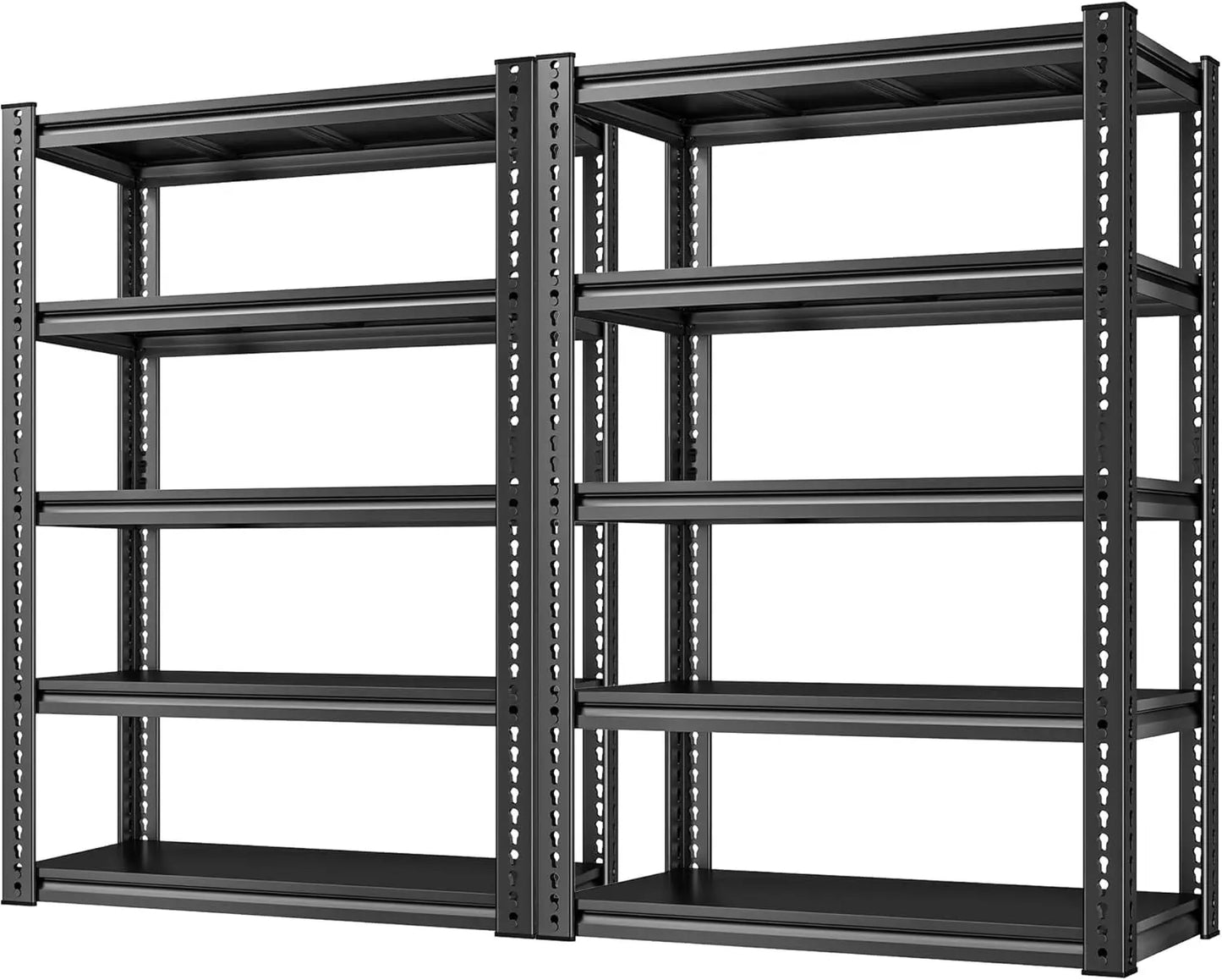 Heavy Duty 2000 LBS 5-Tier Adjustable Metal Garage Shelving Unit