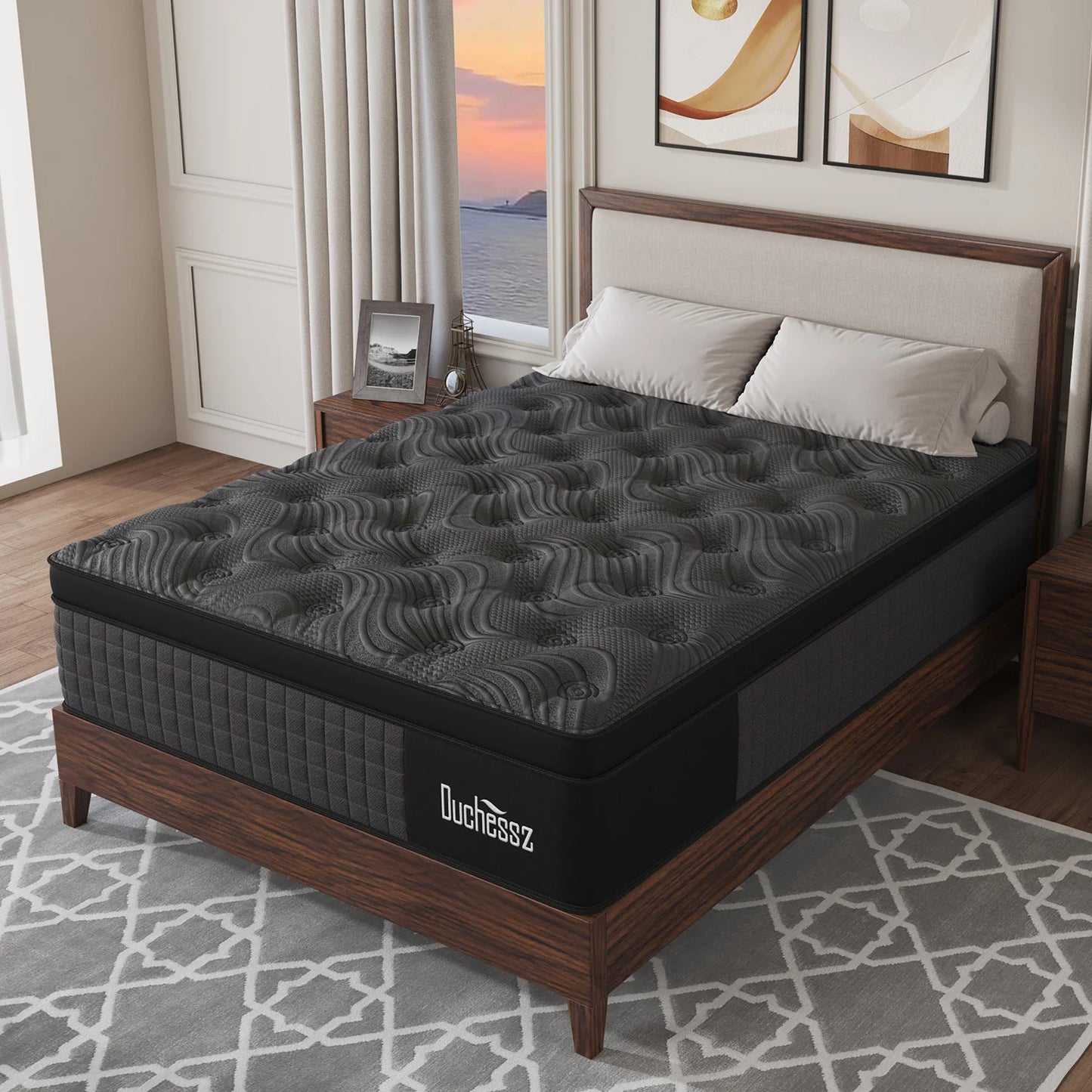 Sweetlove Gel Memory Foam Pocket Spring Mattress In A Box Medium Firm