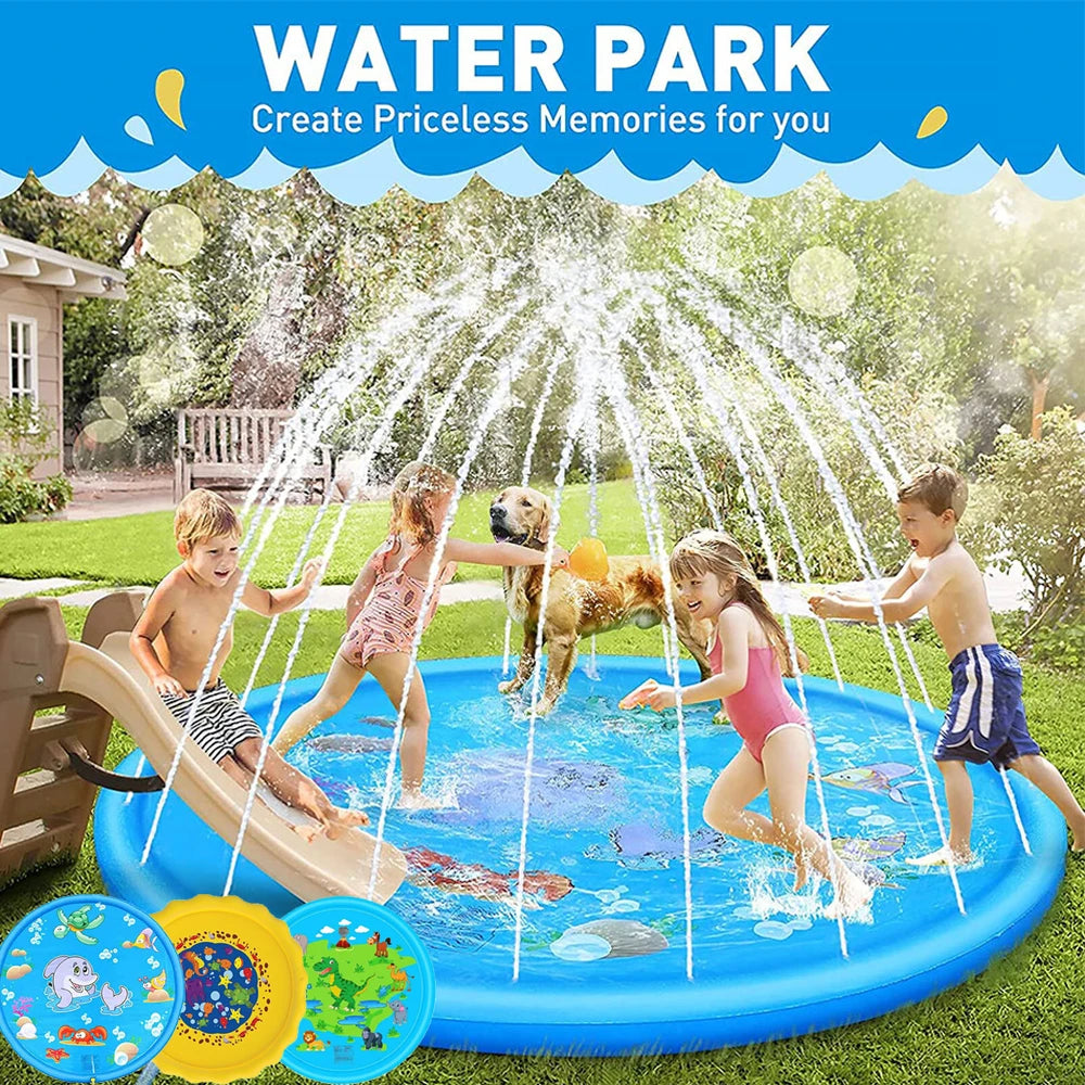 Kids Inflatable Paddling Water Pad For Pool And Beach