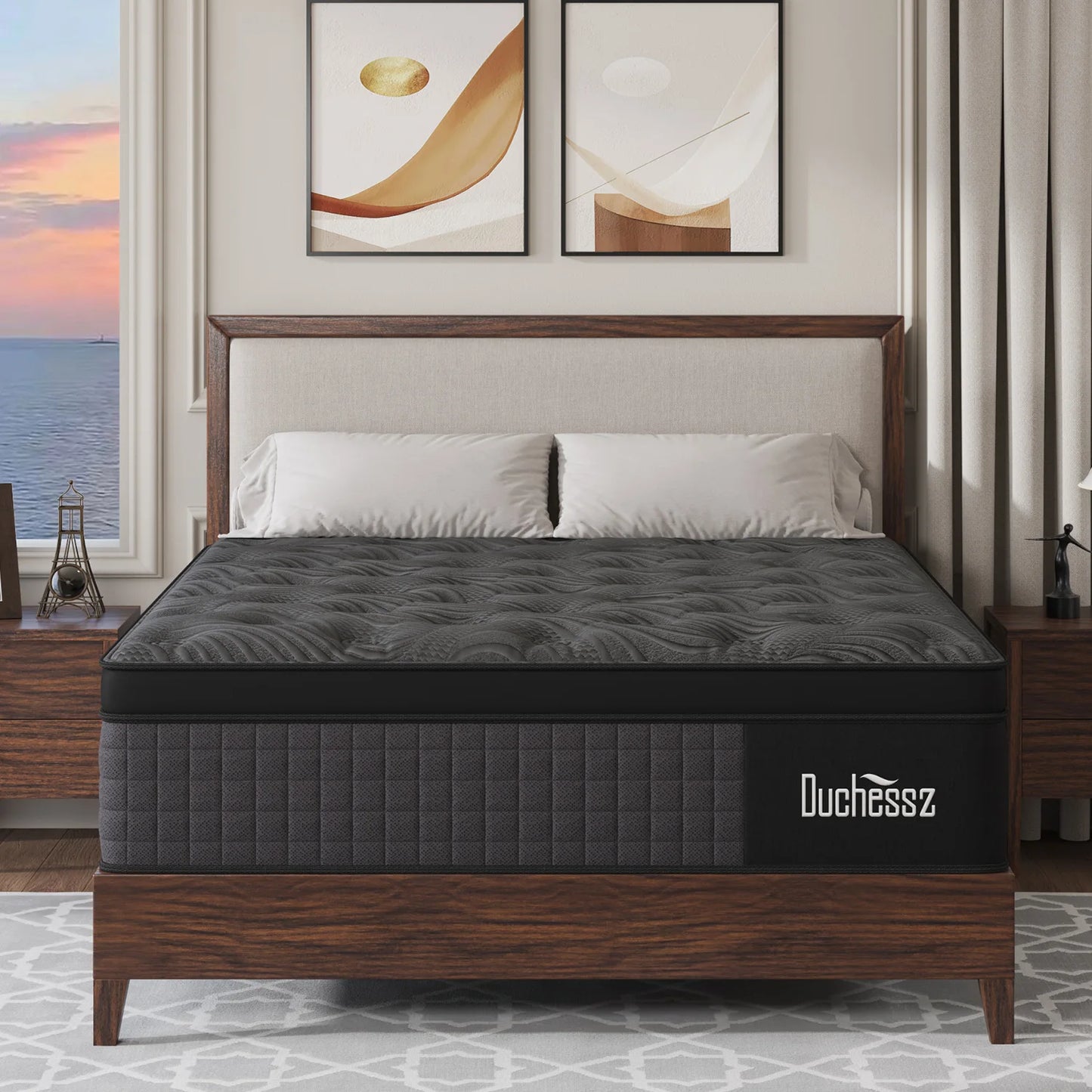 Sweetlove Gel Memory Foam Pocket Spring Mattress In A Box Medium Firm