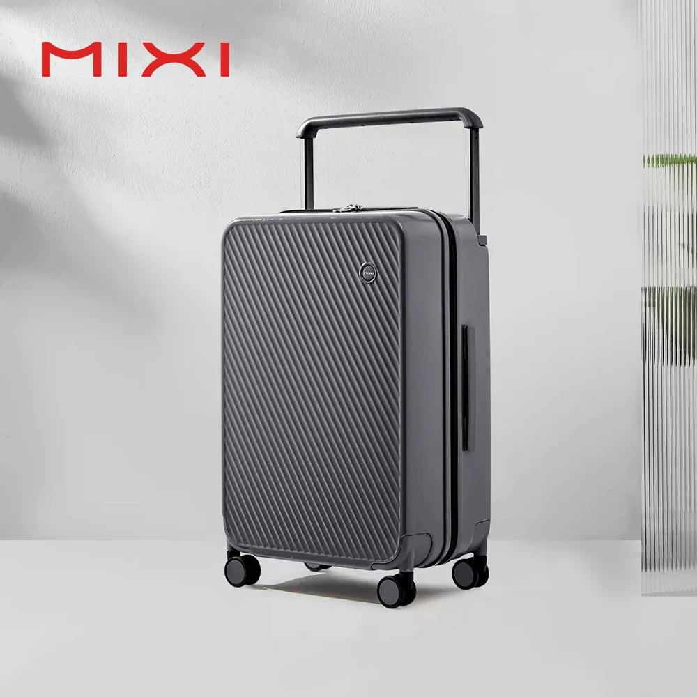 Mixi Gorgeous Wide Handle Luggage Hardside Suitcase Spinner Wheels