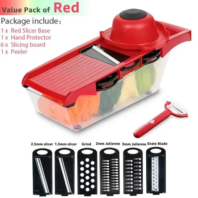 MYVIT Vegetable Chopper Multifunctional Grater Cutter Set for Kitchen