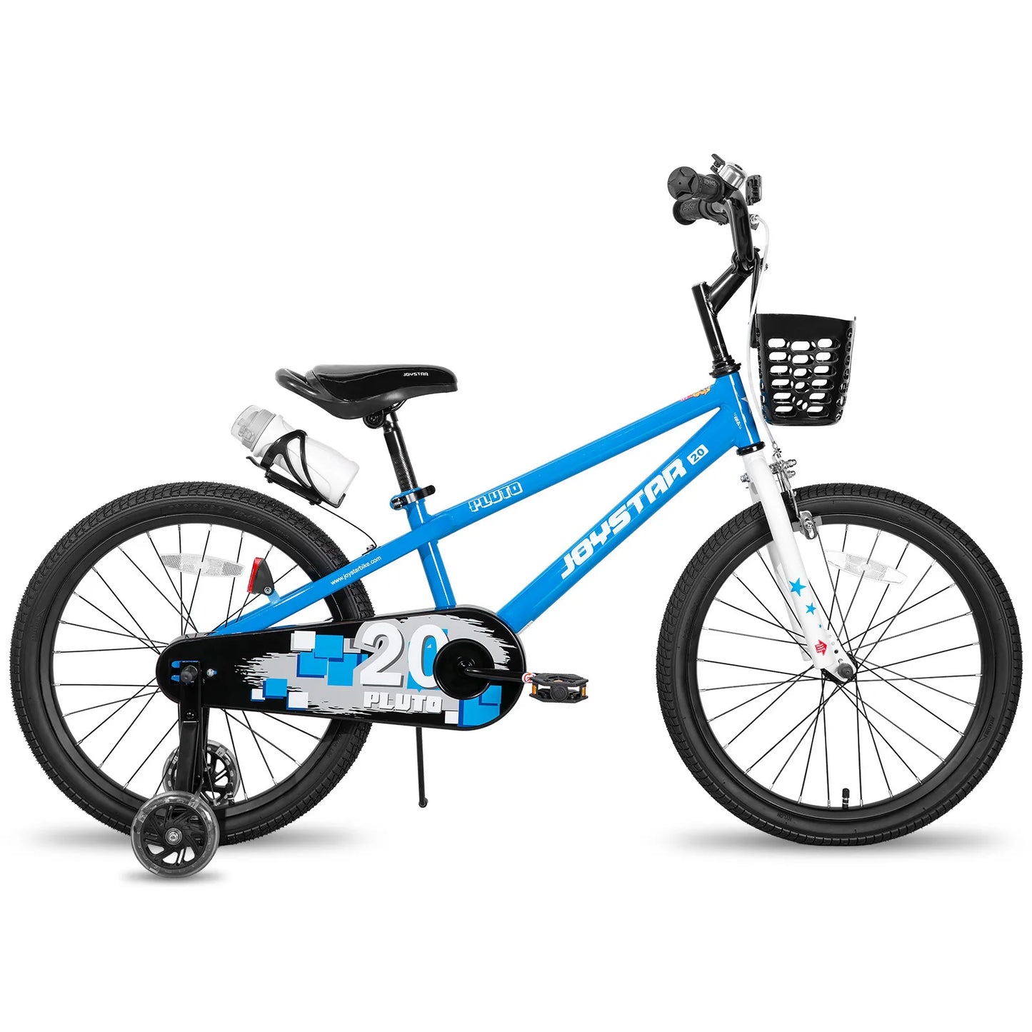 JOYSTAR Kids Bike With Bright Light Up Training Wheels