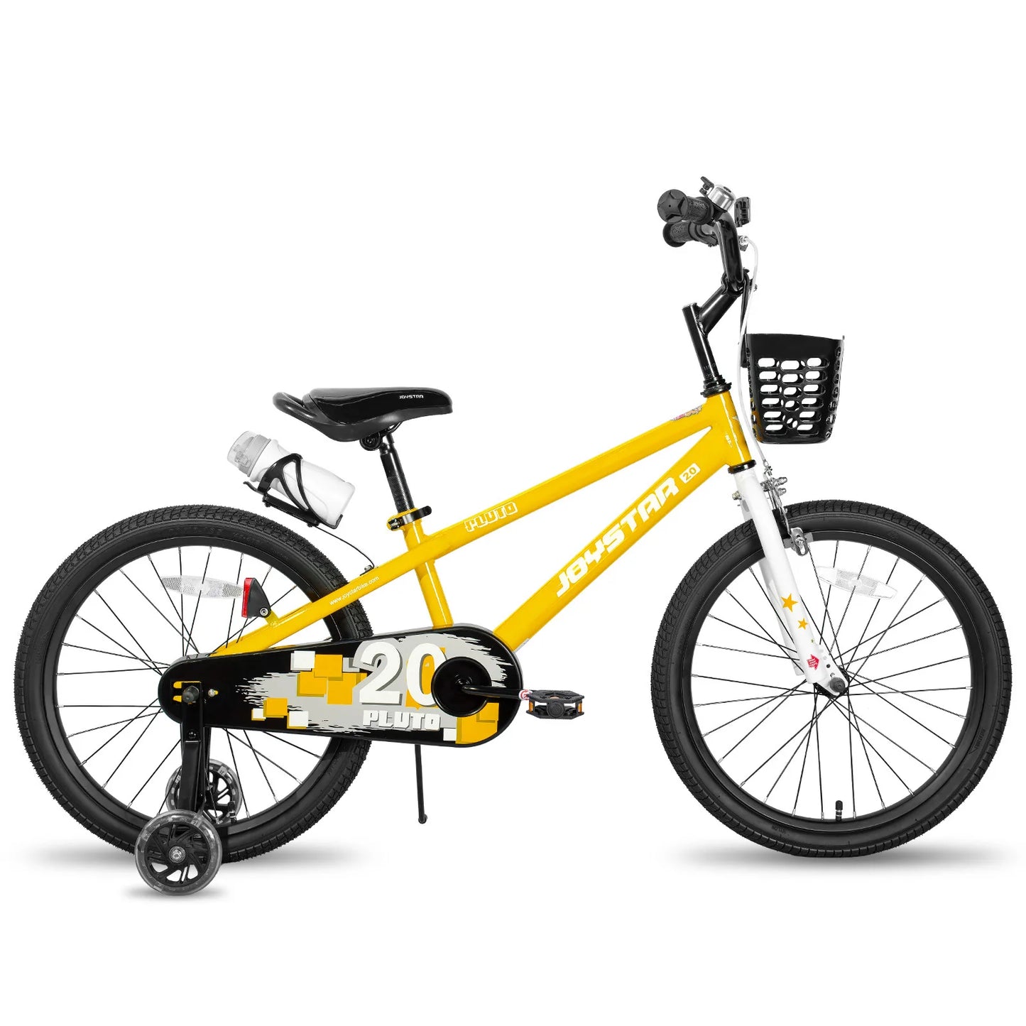 JOYSTAR Kids Bike With Bright Light Up Training Wheels