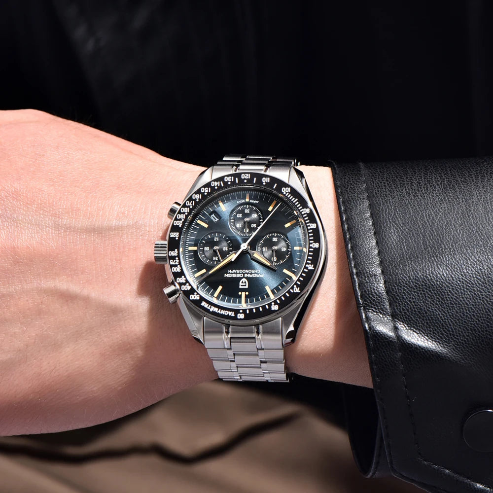 Pagani Design Moon V6 Chronograph Quartz Mens Watch