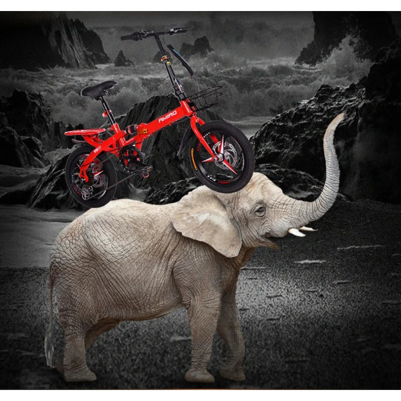 Folding Bicycle Portable Ultra Light Variable Speed Unisex