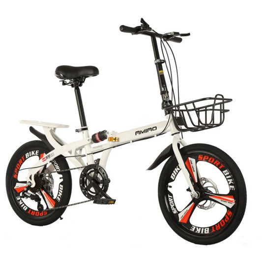 Folding Bicycle Portable Ultra Light Variable Speed Unisex