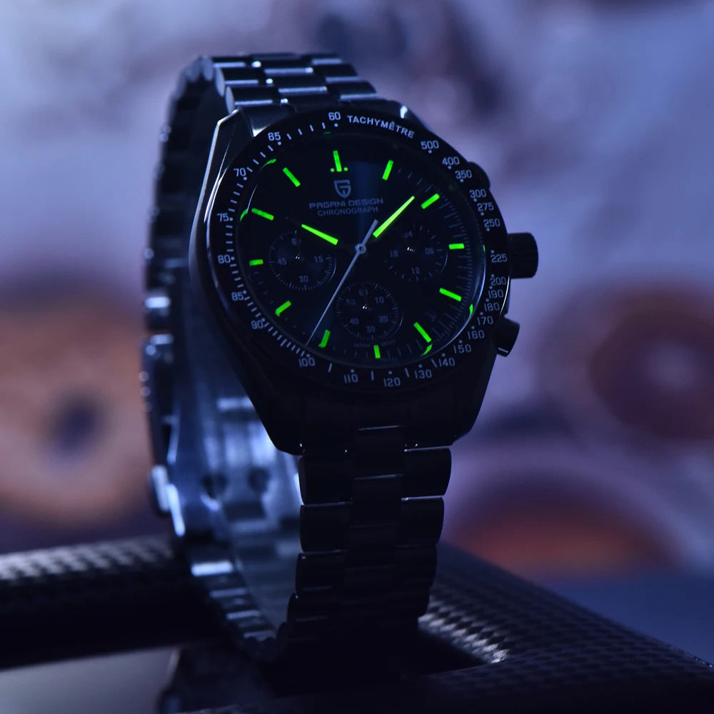 Pagani Design Moon V6 Chronograph Quartz Mens Watch