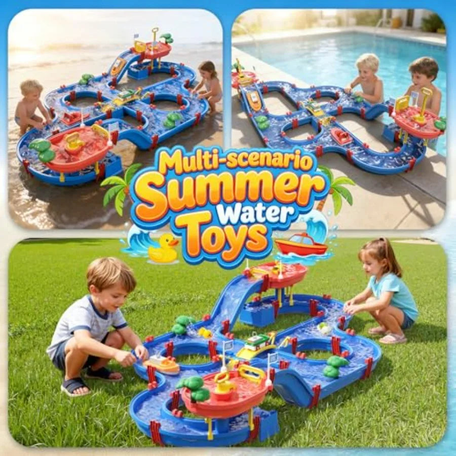 Toddlers Water Table Toy for Outdoor Summer Garden Fun