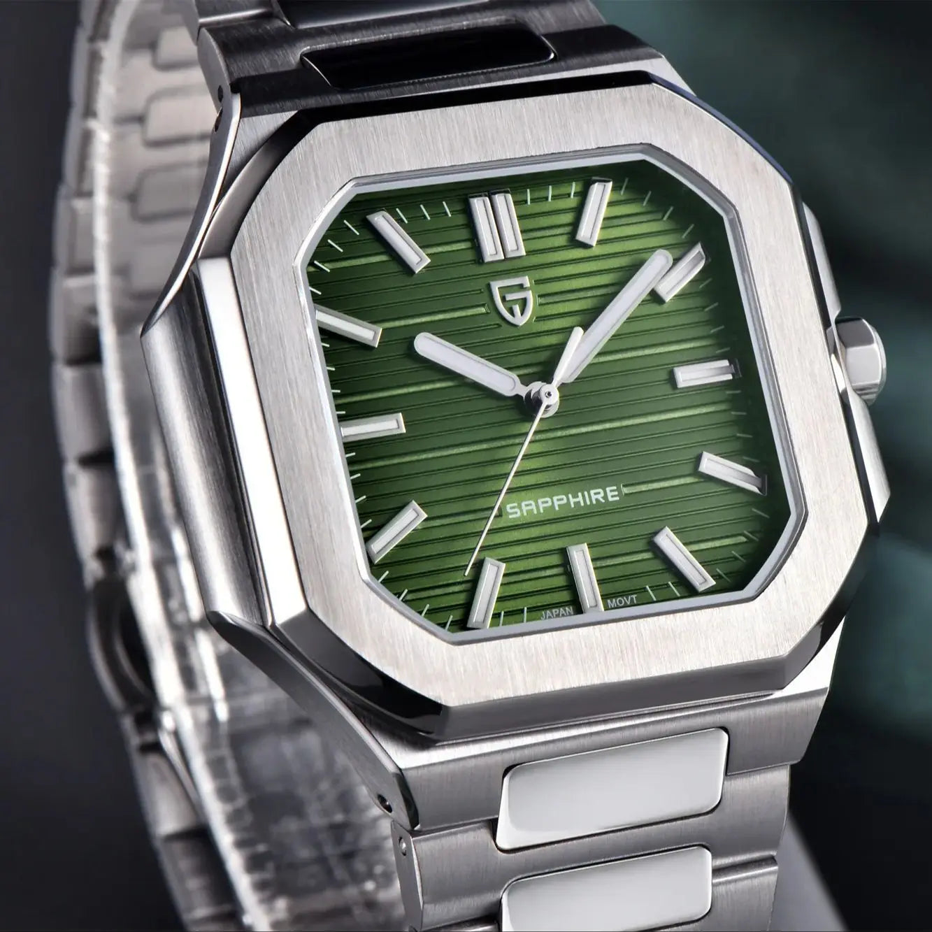 Pagani Design Men's Quartz Wristwatch 10 Bar Waterproof Stainless Steel