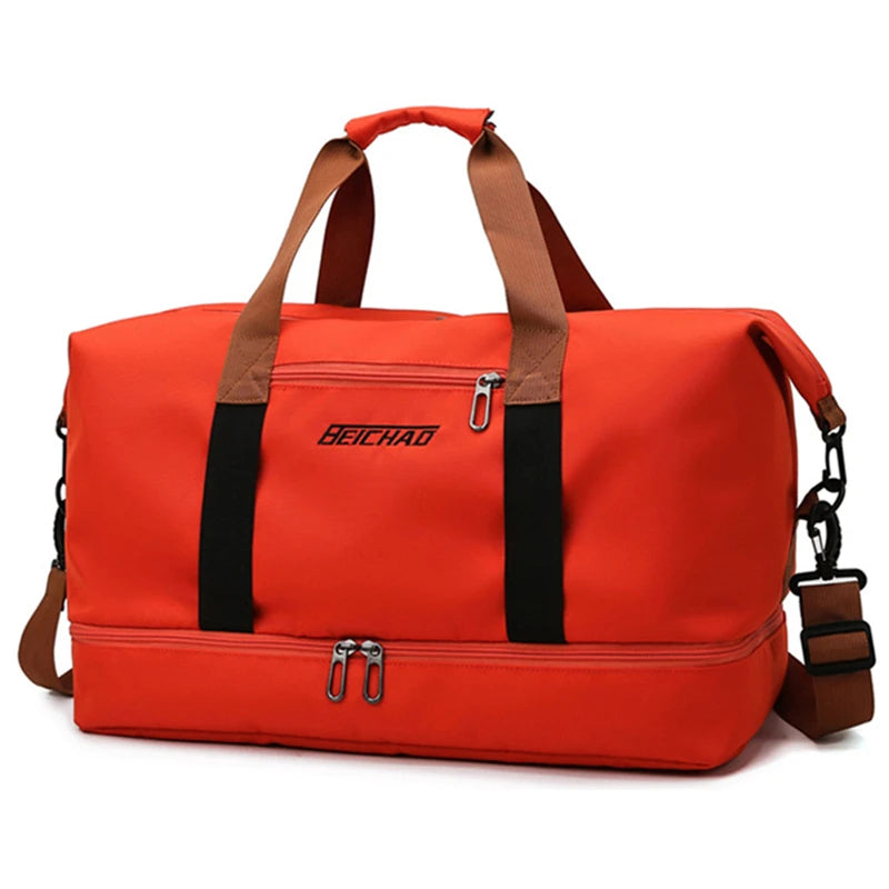 Travel Bag With Dry Wet Separation For Short Distance Trips