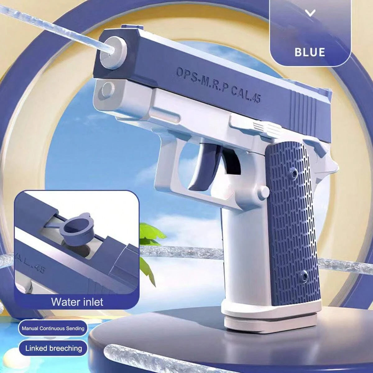 M1911 Water Gun Pistol Squirt Gun Outdoor Pool Beach