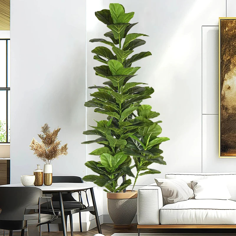 Fiddle Leaf Fig Tree Artificial Plant For Home Office Decor