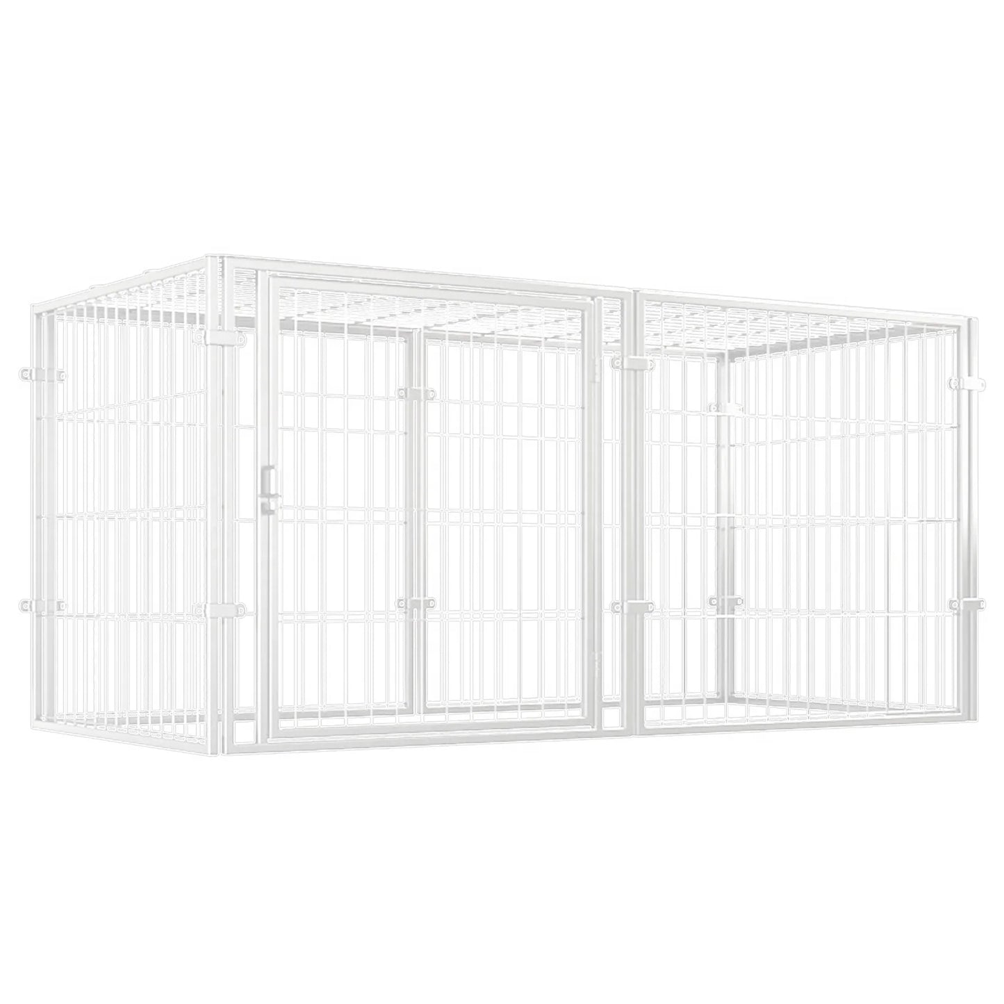 Heavy Duty Wire Kennel Cage With Door For Puppy Small Dog Rabbit Pig