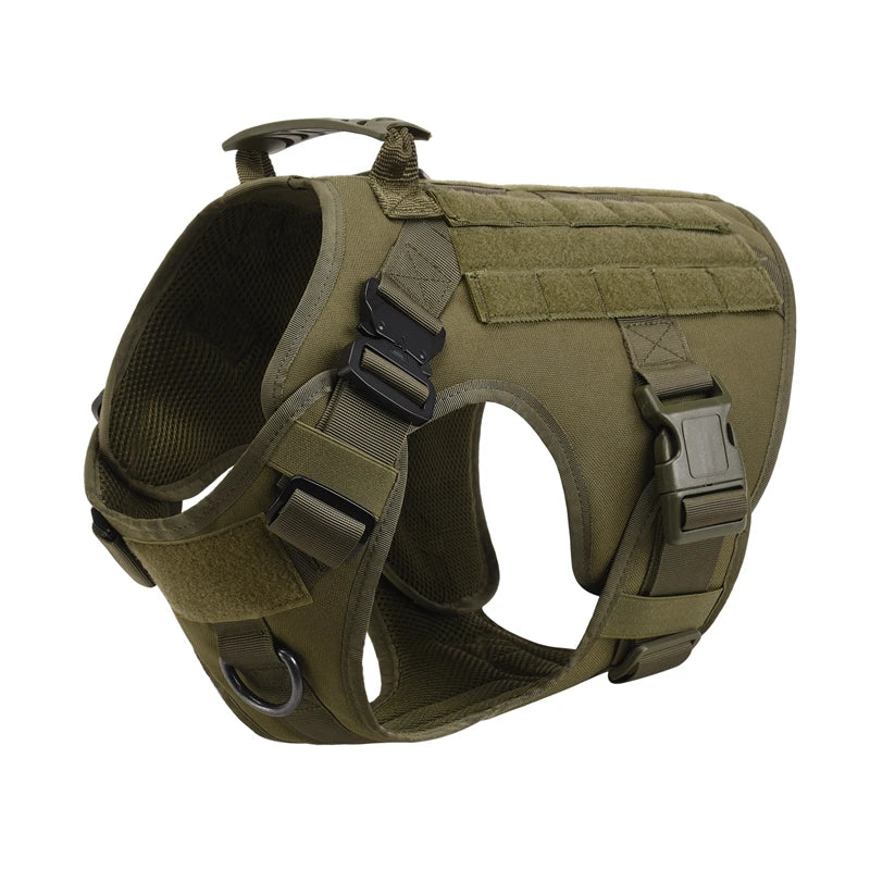 COOYOMOO Tactical Dog Harness And Leash Set For All Breeds