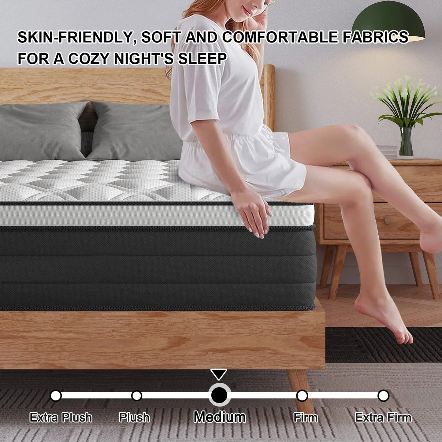Sweetlove Gel Memory Foam Hybrid Mattress With Pocket Springs