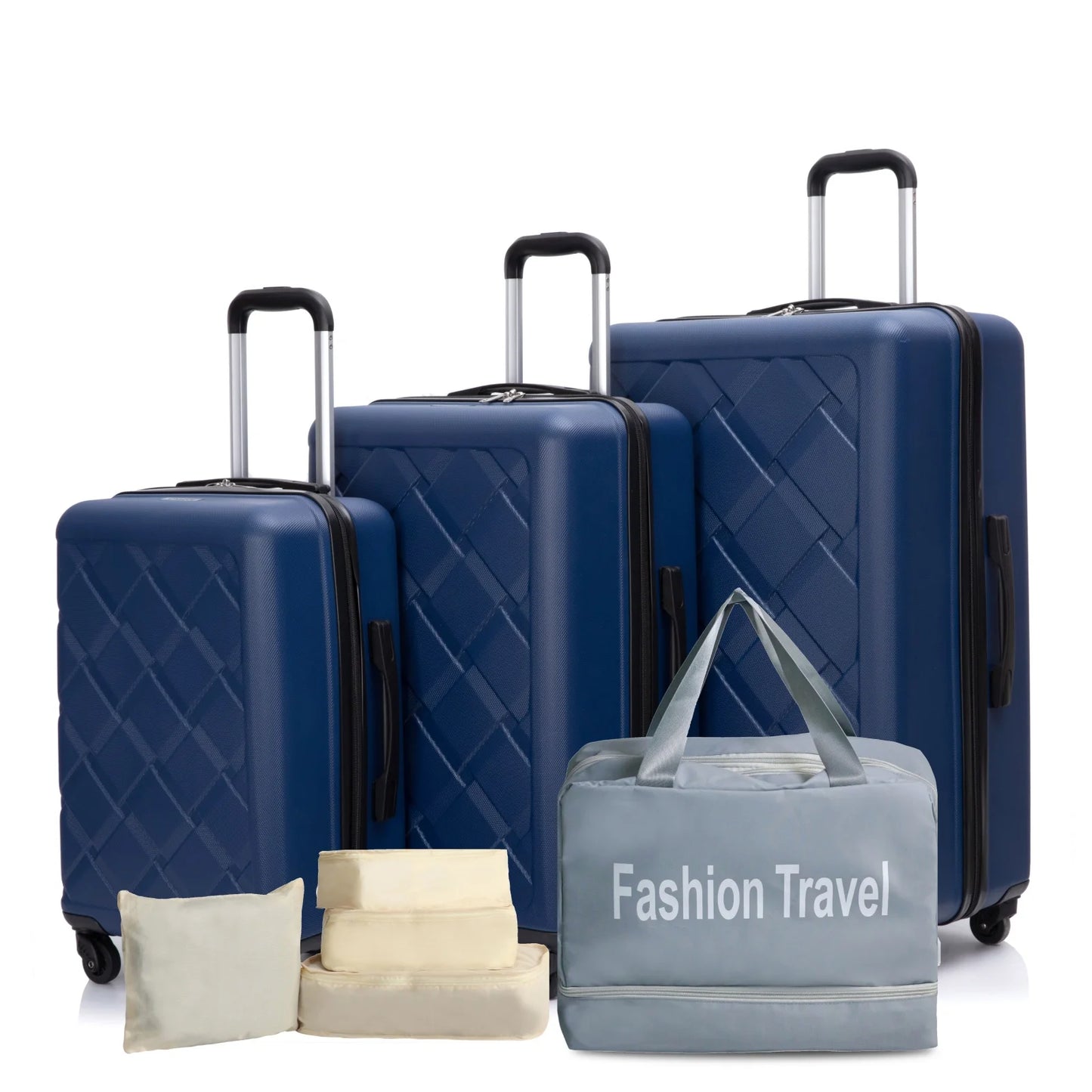 TravelhouseCN Luggage Set ABS Hard Case With Spinner Wheels