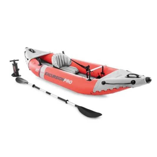 Excursion Pro K1 Inflatable Kayak Set With Deluxe Paddles