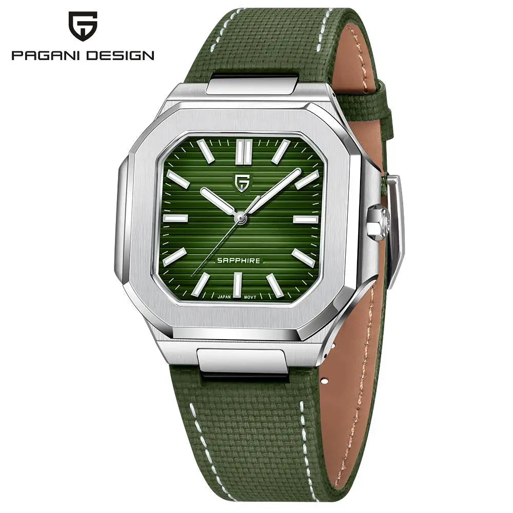Pagani Design Men's Quartz Wristwatch 10 Bar Waterproof Stainless Steel