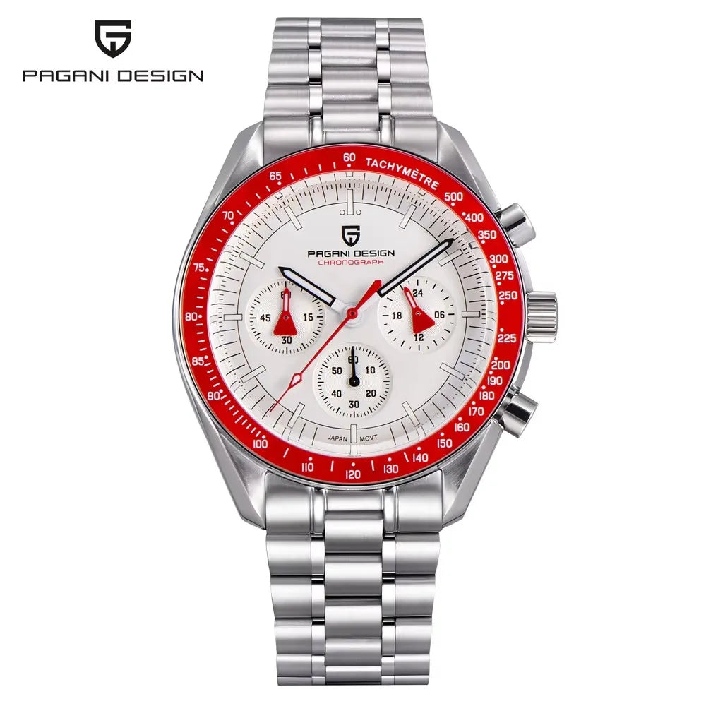 Pagani Design Moon V6 Chronograph Quartz Mens Watch