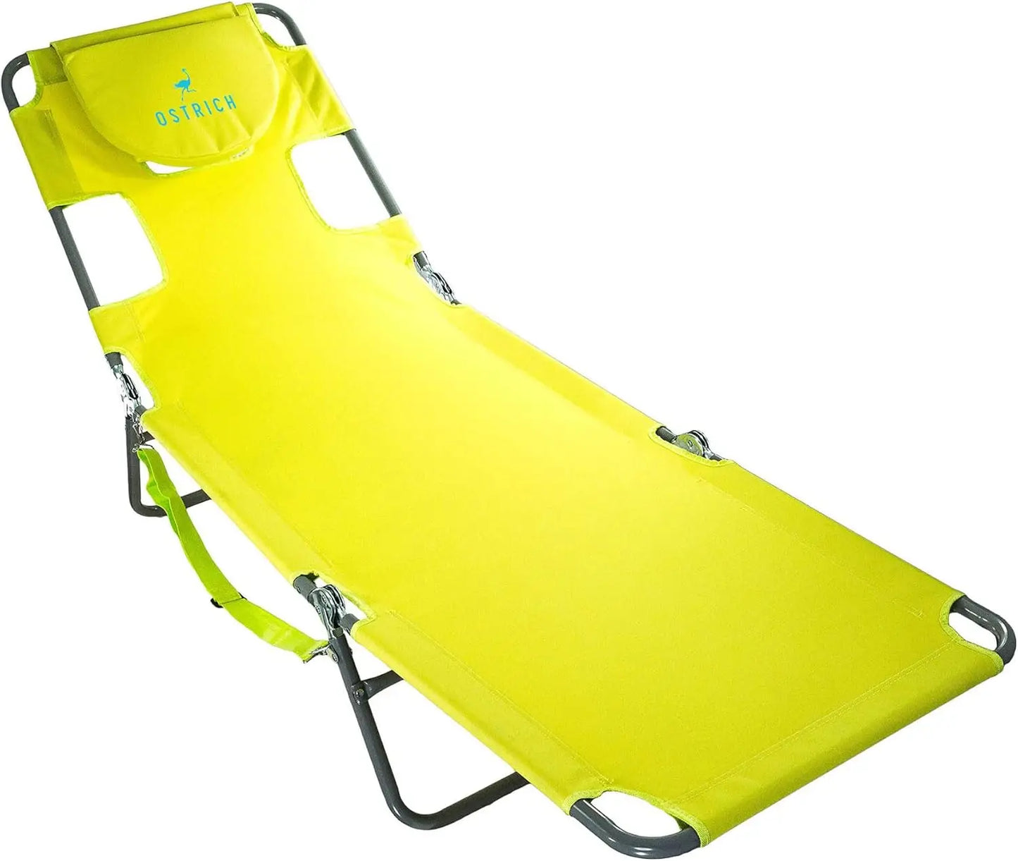 Beach Lounge Chair Folding Reclining Outdoor Portable Chaise Lounger